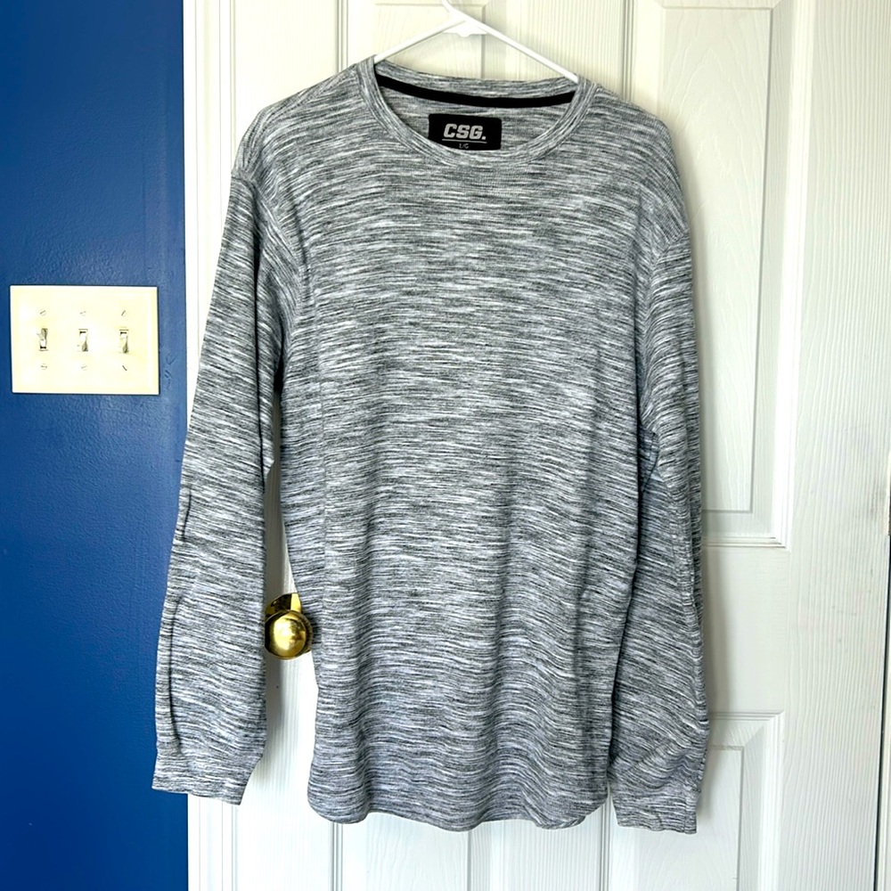 CSG women’s L long sleeve 60% cotton warm long sleeve top